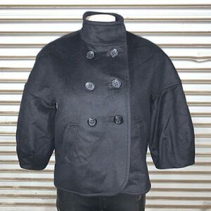 BCBG Maxazaria jacket coat wool blend black